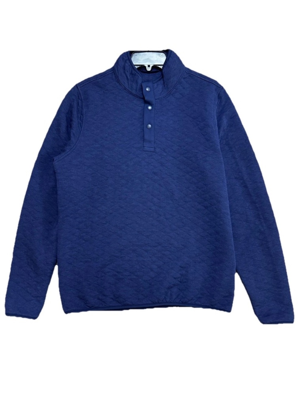 HOLDERNESS & BOURNE The Sullivan Men’s Snap-Button Pullover Navy Blue Size M - Picture 2 of 12